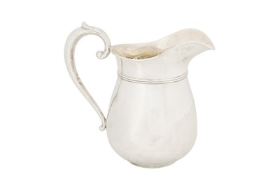 Lot 180 - An early 20th century American sterling silver water jug, Rhode Island circa 1930 by Manchester Silver Co (active 1914-85)