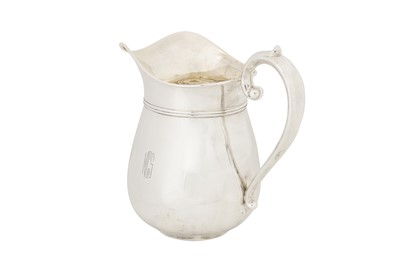 Lot 180 - An early 20th century American sterling silver water jug, Rhode Island circa 1930 by Manchester Silver Co (active 1914-85)