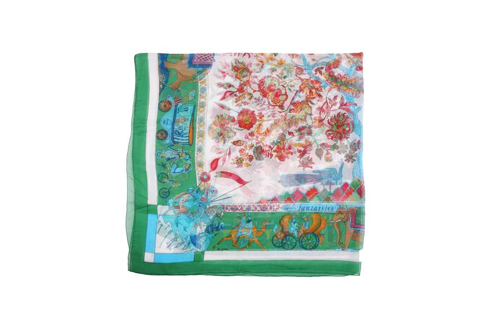 Lot 200 - Hermes 'Fantaisies Indiennes' Print Silk Scarf 140