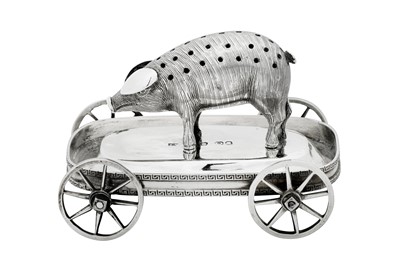 Lot 61 - A rare George III sterling silver toothpick holder, London 1809 by Joseph Smith II (reg. 18th Aug 1808)