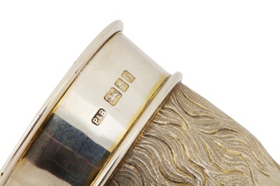 Lot 57 - An Elizabeth II sterling silver novelty stirrup cup, London 1964 by Padgett and Braham Ltd
