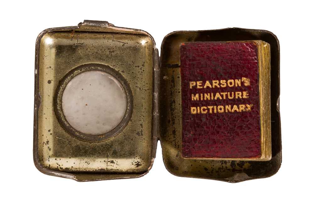 Lot 126 - Pearson’s Miniature Dictionary. The Smallest English Dictionary in the World