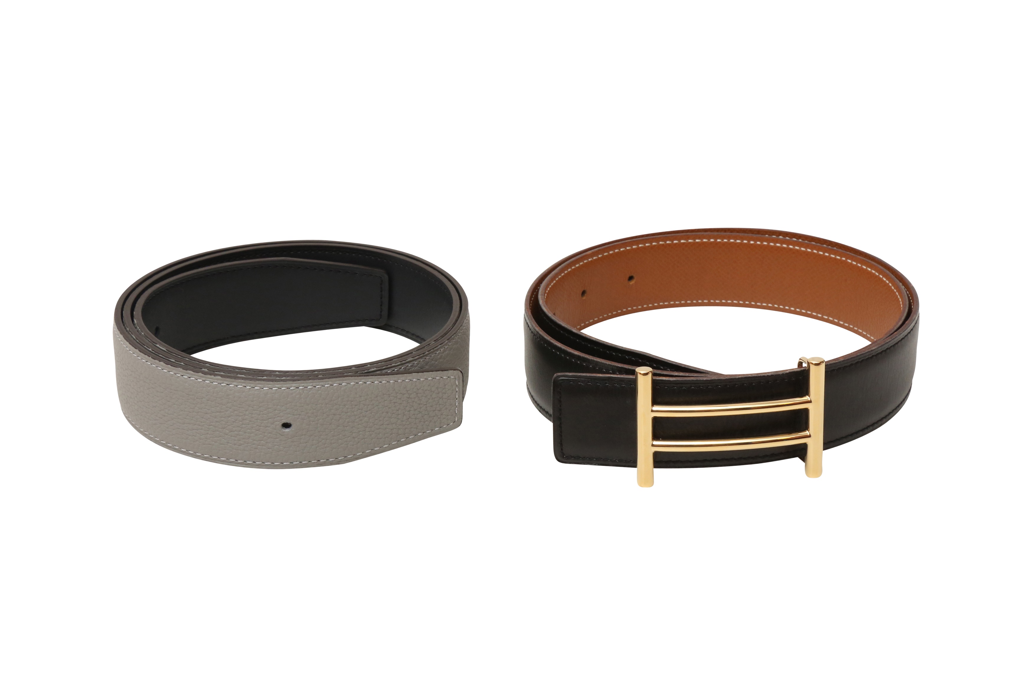 Lot 430 - Hermes Black Box Rider Belt - Size 75 and 80