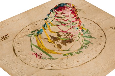 Lot 180 - Victorian 'cobweb' Valentine cards (2)