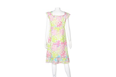 Lot 65 - Emilio Pucci Pink Print Empire Line Sundress - Size 42
