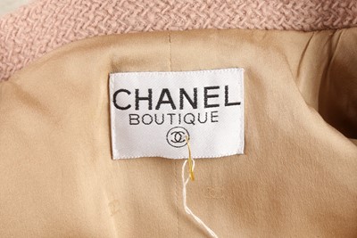 Lot 77 - Chanel Blush Wool Tweed Gripoix Jacket