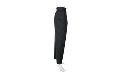 Lot 414 - Chanel Black Wide Leg Trouser