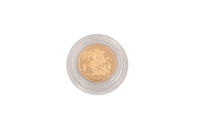 Lot 98 - A HALF SOVEREIGN GOLD COIN