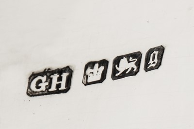 Lot 314 - A Victorian sterling silver four-piece tea and coffee service, Sheffield 1900 by George Howson