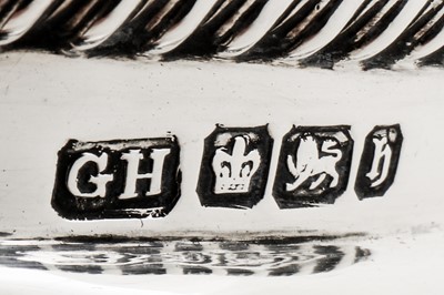 Lot 314 - A Victorian sterling silver four-piece tea and coffee service, Sheffield 1900 by George Howson