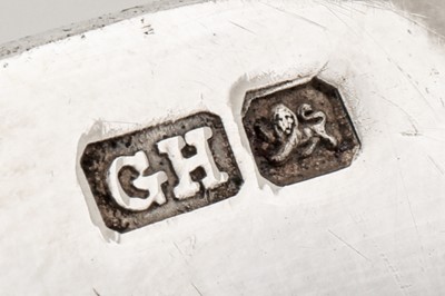 Lot 314 - A Victorian sterling silver four-piece tea and coffee service, Sheffield 1900 by George Howson