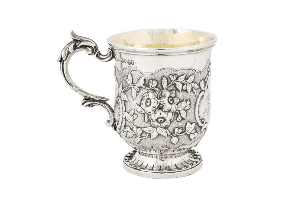 Lot 327 - An early Victorian sterling silver christening mug, London 1838 by James Charles Edington