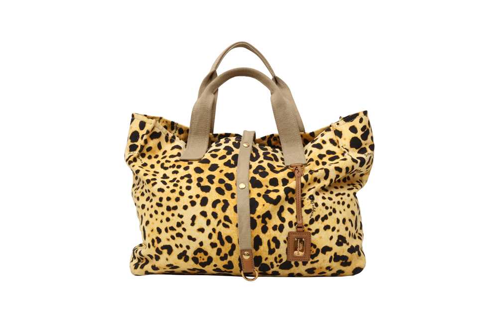 Lot 8 - Dolce & Gabbana Leopard Print Large Tote