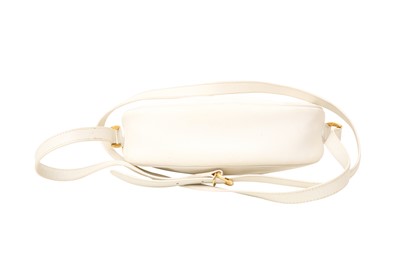 Lot 505 - Gucci White Monogram Oval Crossbody Bag