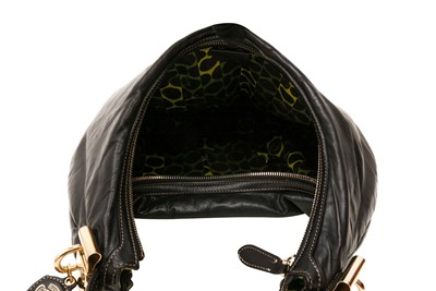 Lot 420 - Gucci Black Duchessa Bow Hobo Bag