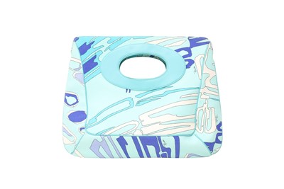 Lot 138 - Emilio Pucci Blue Print Top Handle Bag