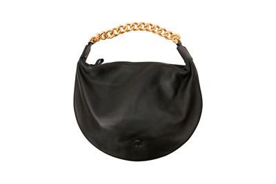 Lot 436 - Versace Black Chain Hobo Bag