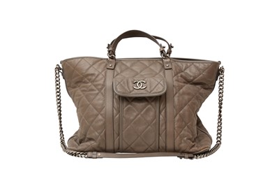 Lot 123 - Chanel Greige Riviera Large Tote