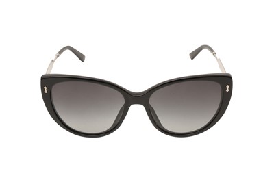 Lot 415 - Gucci Black GG Filigree Cat Eye Sunglasses