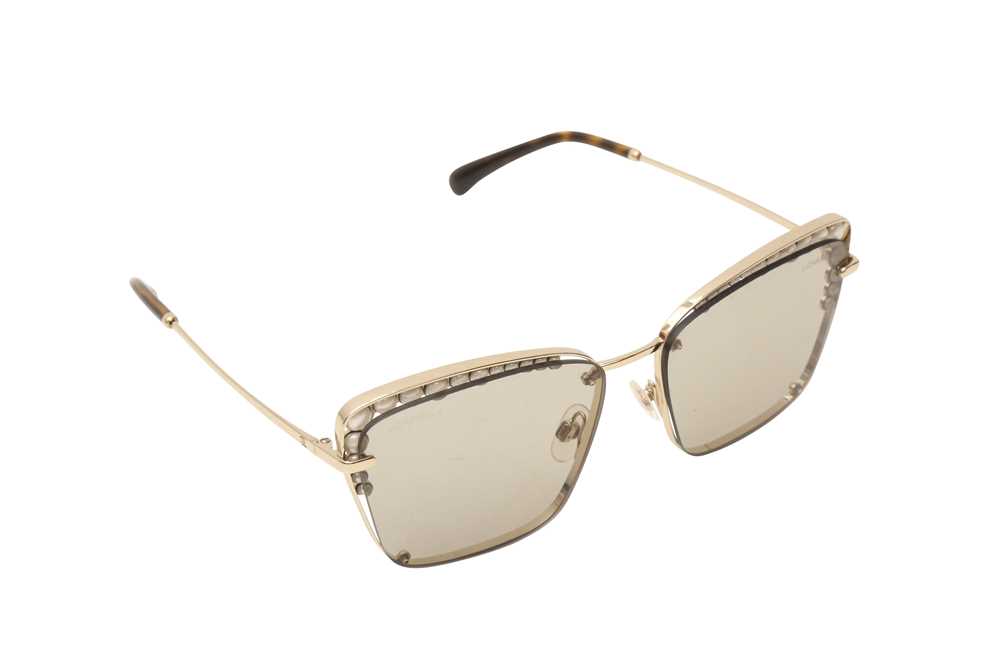 Lot 372 - Chanel Pearl Square Sunglasses