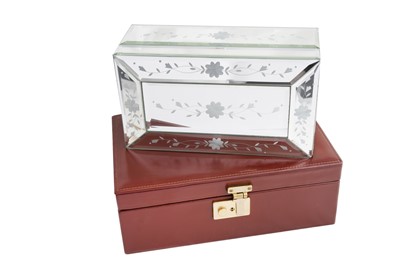Lot 67 - TWO JEWELLERY BOXES