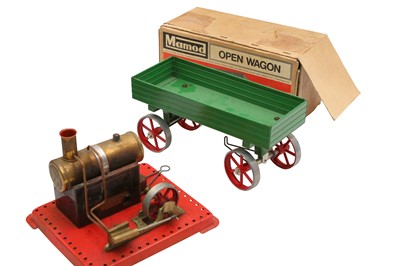 Lot 215 - A MAMOD STEAM TRACTOR AND OTHER MAMOD ITEMS