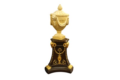Lot 342 - AN ADAM STYLE URN AND STAND