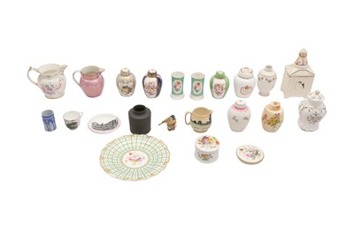 Lot 156 - A COLLECTION OF CERAMIC ITEMS, 19TH AND 20TH CENTURY