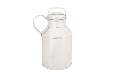 Lot 62 - An early 20th century American sterling silver novelty cocktail shaker, Boston circa 1930 by Tuttle Silversmiths, retailed by Shreve Crump and Low Co
