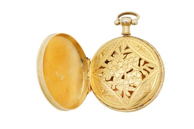 Lot 7 - A George III sterling silver gilt ‘pocket watch’ vinaigrette, London 1813 by William Ellerby