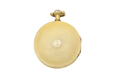 Lot 7 - A George III sterling silver gilt ‘pocket watch’ vinaigrette, London 1813 by William Ellerby
