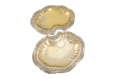 Lot 189 - A Victorian Scottish sterling silver gilt basin, Glasgow 1864 by John Miller and Co