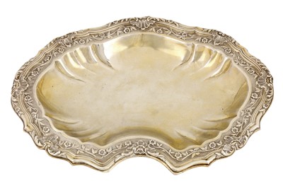 Lot 189 - A Victorian Scottish sterling silver gilt basin, Glasgow 1864 by John Miller and Co