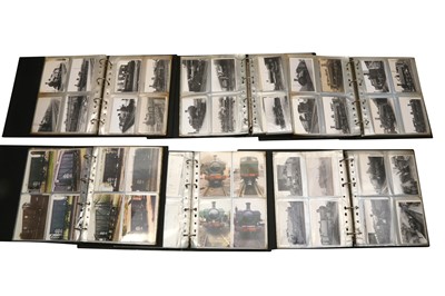 Lot 410 - COLLECTION OF TRAIN PHOTOGRAPHS, 20th century