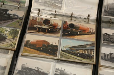 Lot 534 - COLLECTION OF TRAIN PHOTOGRAPHS, 20th century