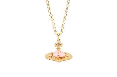 Lot 59 - Vivienne Westwood Pink Orb Pendant Necklace