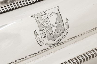 Lot 383 - A George III sterling silver soup tureen, London 1806 by William Bennett (reg. 1st June 1796, died 1825)