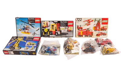 Lot 214 - A LARGE COLLECTION OF PLAYWORN SETS OF LEGO AND LEGO TECHNIC