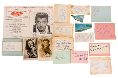 Lot 63 - Autograph Collection.- Actors & Entertainers