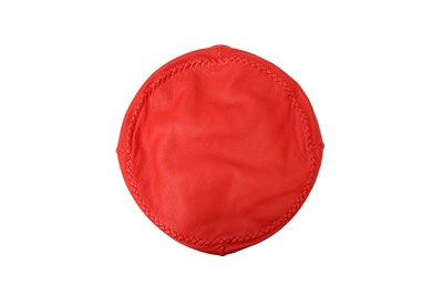 Lot 42 - Bottega Veneta Red Cervo Disk Bag