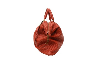 Lot 43 - Bottega Veneta Brick Intrecciato Foldover XL Tote