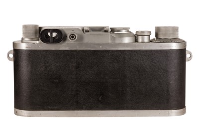 Lot 394 - A Giant Leica IIIf Riesen Model Rangefinder Camera