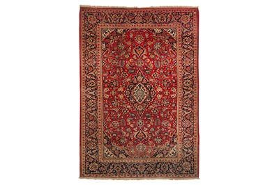 Lot 77 - A FINE KASHAN RUG, CENTRAL PERSIA