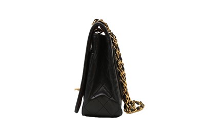 Lot 458 - Chanel Black Single Full Flap Bag