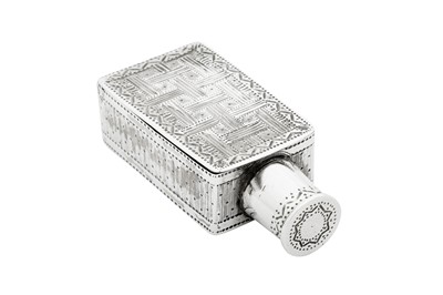 Lot 15 - An unusual George III sterling silver vinaigrette, Birmingham 1813 by Cocks and Bettridge