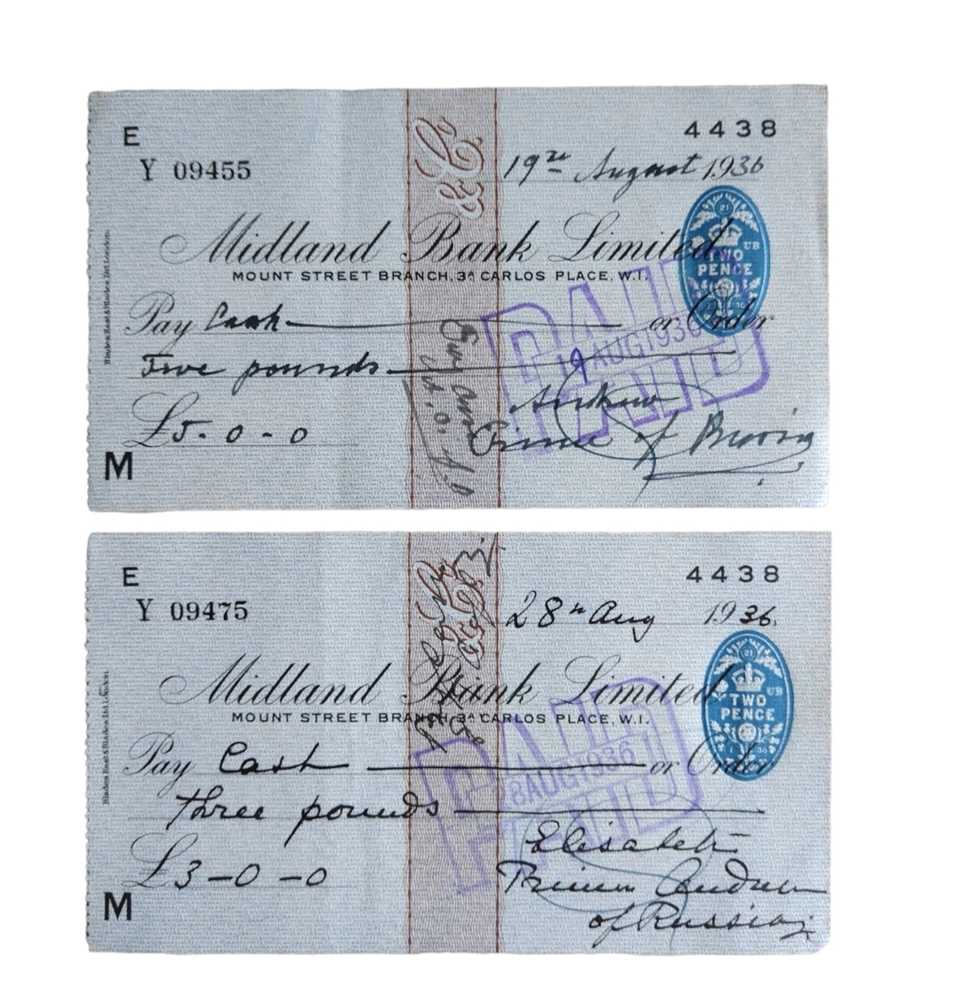 Lot 372 - Andrei Alexandrovich Prince of Russia & Elizabeth
