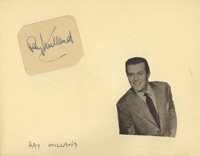 Lot 54 - Autograph Albums.- 1950s Entertainers