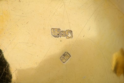 Lot 186 - A Nicholas I mid-19th century Russian 84 zolotnik silver gilt covered cup or mug, Moscow 1851 by ИA or ИД