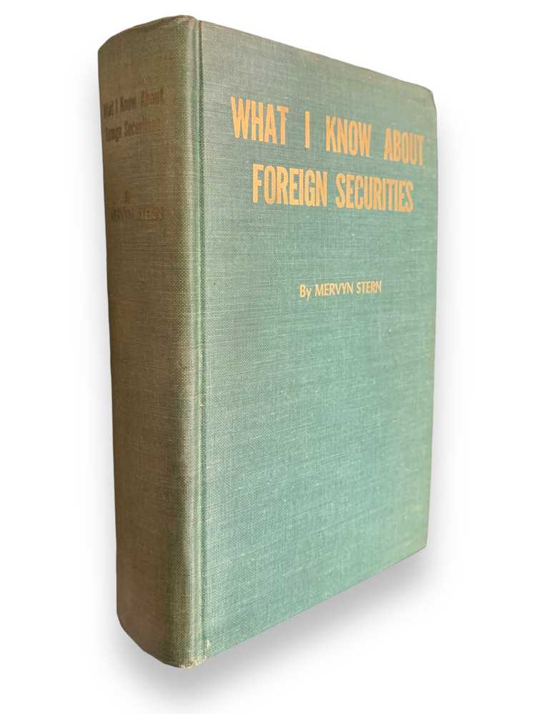 Lot 128 - Satire.- ‘Stern (Mervyn)’ What I Know about Foreign Securities