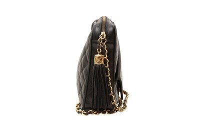 Lot 444 - Chanel Black CC Tassel Camera Bag
